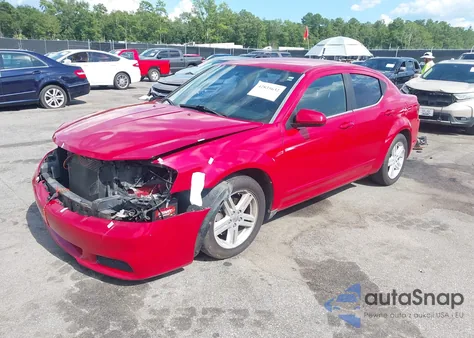 2013 Dodge Avenger Sxt from USA, damaged, VIN 1C3CDZCB2DN562188